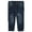 DeepBlue-2512, variant on KIDSCOOL SPACE Baby Little Girls Jeans,Pink Heart Shapped Embroidered Strechy Denim Soft Slim Pants,Blue,12-18 Months