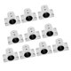 thumbnail image 1 of 10Pcs Accesorios Para Rieles De Mano Sharpla Base Rectangular Herrajes para bases rectangulares, 1 of 6