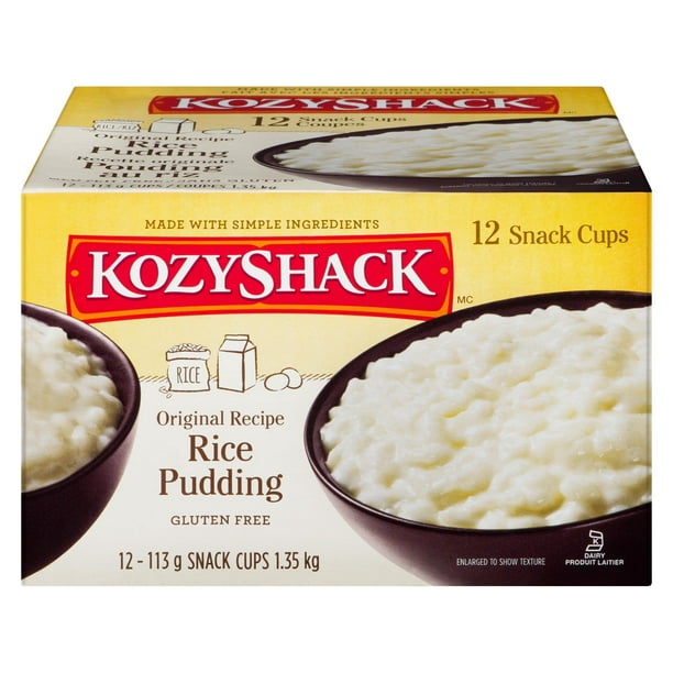 Pudding au riz sans gluten recette originale de Kozy Shack