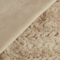 thumbnail image 4 of Bouclair Beige Ellyn Faux Fur Throw 50x60 in (127x152 cm), 4 of 6
