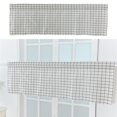 thumbnail image 2 of 2 uds cortina corta sombreada decoración del hogar para pantalla de ventana (rejilla blanca) Tmvgtek Oficina Multiescena Multifunción, 2 of 9