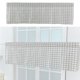 thumbnail image 2 of Cortina Deco 2 uds corta sombreada decoración del hogar para pantalla de ventana (rejilla blanca) Tmvgtek Libre de BPA, 2 of 9