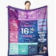 thumbnail image 1 of LHSHID 13th Birthday Gifts For Girls Best Gifts For 13 Year Old Girls Blanket Gifts For 13 Year Old Girl Teenage Girl Gifts For 13 Year Old Girl 13 Year Old Girl Gift Ideas Bday Decor 60x80in, 1 of 6