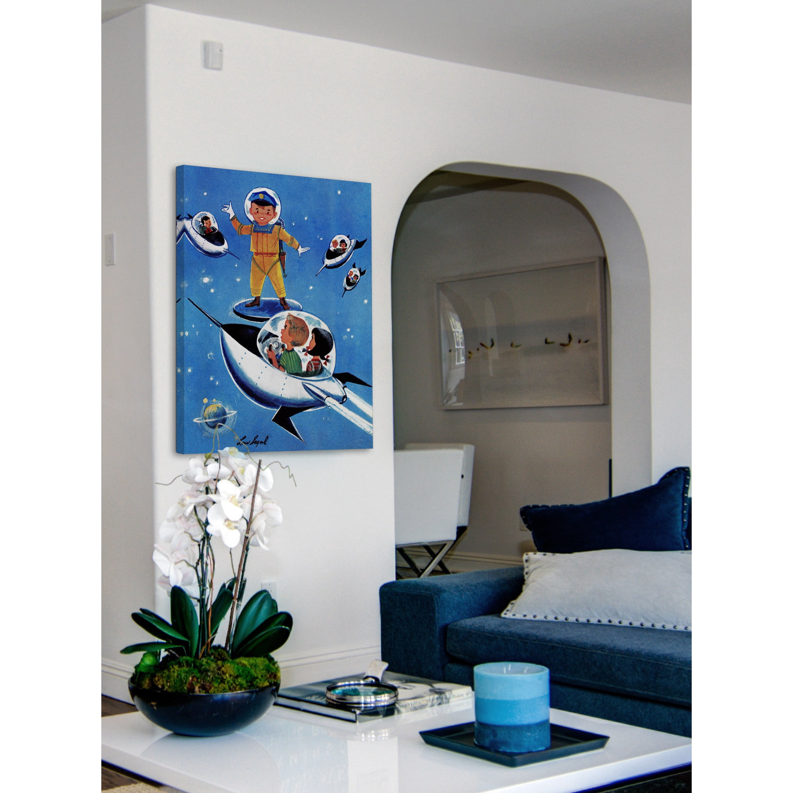 Marmont Hill "Space Officer" by Curtis Painting Print on Canvas