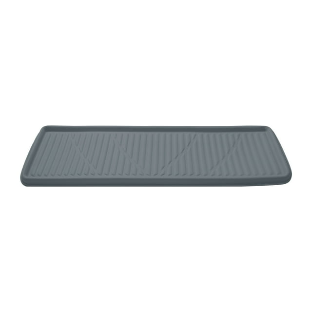 For Toyota Sienna 2011-2020 FH Group Premium Faux Leather Custom-Fit Cargo Liner, Cargo Mat, Deep-Tray Trunk Mat - Gray