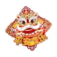 thumbnail image 3 of Tachiuwa Chinese New Year Decorations 2025 Door Stickers Lucky Wall Mural Lunar New Year Gifts with Bless Words Window Clings Ornament Dance Dragon, 3 of 9