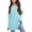 Light Blue, variant on Annhoo Girls Long Sleeve T Shirts Kids Casual Crew Neck Tunics with Thumbhole Fashion Spring Clothes 3-13 Years