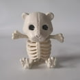 thumbnail image 5 of Captivating PVC Bear Skeleton for Indoor Halloween Pleasure – Create Enchanting and Spooky Atmosphere Décor, Animated Animal Bone Display - Beige, 5 of 9