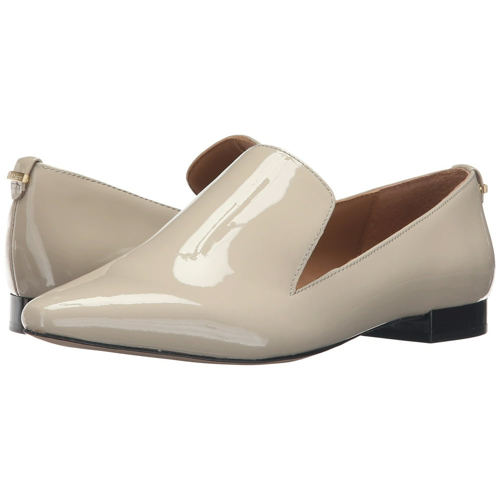 calvin klein elin patent toe loafers