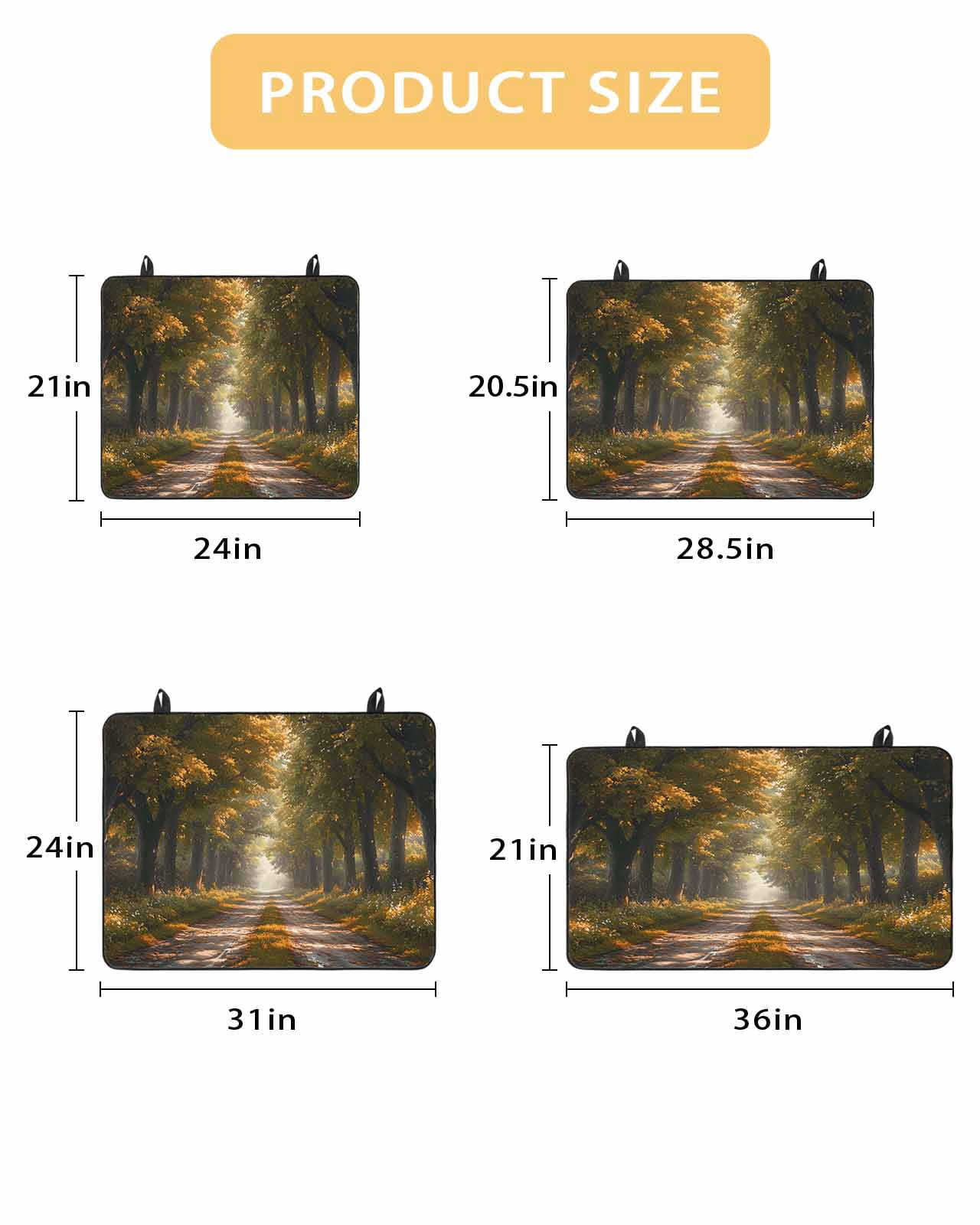nqOlkjepod Large Induction Cooktop Protector Mat 36"x21", Brown Trees Stove Top Covers for Electric Stove, Forest Art Decor Spring Summer Nature Leaf Stove Burner Cover Mats, Glass Top Stove Cover