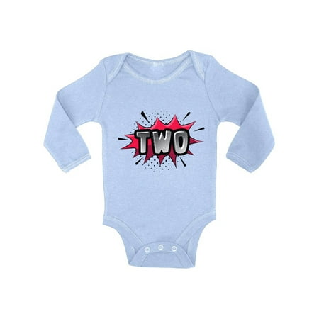 

Awkward Styles Funny One Piece Second B-Day Bodysuit Birthday Baby Bodysuit Long Sleeve Gifts for 2 Year Old First Birthday Baby Bodysuit 2 Year Old Clothes My 2nd Birthday Gifts for Birthday Gifts