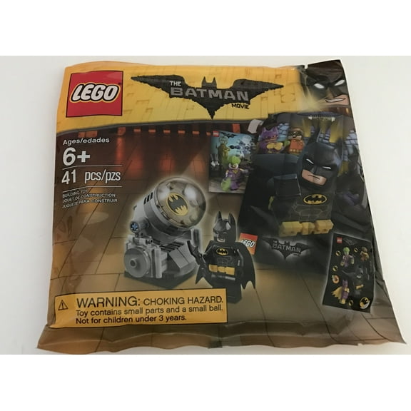 LEGO - The LEGO Batman Movie - Bat Signal Accessory Pack with Minifigure, Sticker Sheet, and Movie Poster 5004930 (2017) 41 pcs.