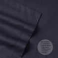 thumbnail image 3 of 8 Piece Embossed Checkered Bed in a Bag Bedding Set, King - Navy Blue, 3 of 5