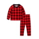 thumbnail image 1 of Mudkingdom-Conjunto de pijamas para niños y niñas, ropa de dormir de manga larga de lana para Halloween, Navidad, 1 of 4