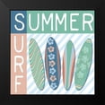 thumbnail image 2 of Medley, Elizabeth 12x12 Black Modern Framed Museum Art Print Titled - Summer Surf, 2 of 5