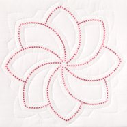 Jack Dempsey Set Da 6 Blocchi Per Trapunta Ricamata 45x45 Cm - Tema Sunbonnet Ragazze