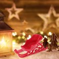 thumbnail image 2 of Gymnture 12pcs Mini Christmas Sleigh Plastic Santa Sleigh Car Model Xmas Miniature Ornaments for Tabletop Xmas Tree Hanging Decoration, 2 of 11