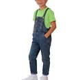 thumbnail image 4 of ATOGUTA Boys Summer Outfits Denim Overalls and Short Sleeve T-shirts with Socks Kids Girls Clothes Size 3T-12, Mint Green, 4 of 8