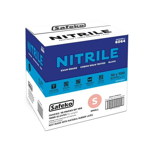 Safeko - Nitrile Examination Glove - 3 Mil, lightweight