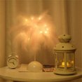 thumbnail image 7 of BNNG Bedroom Night Light Decor, Creative Feather Bedroom Lamp Bedside Lamp Nightlight Wedding Room Warm Decorative Light Bedroom Kids Bedroom Night Light Decor Princess Castle Night Light Decoration, 7 of 7