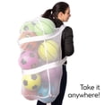 thumbnail image 4 of Brybelly SCOA-516 Mesh Ball Bag, White, 4 of 5