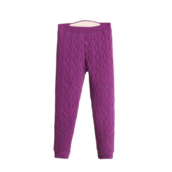 biudgviw Women's Quilted Padded Leggings Plus Size Elastic Waisted Winter Warm Trousers Cinch Bottom Windproof Thermal Pants
