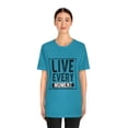 thumbnail image 4 of Live Every Moment Bella+Canva Unisex Jersey Short Sleeve Tee, 4 of 10