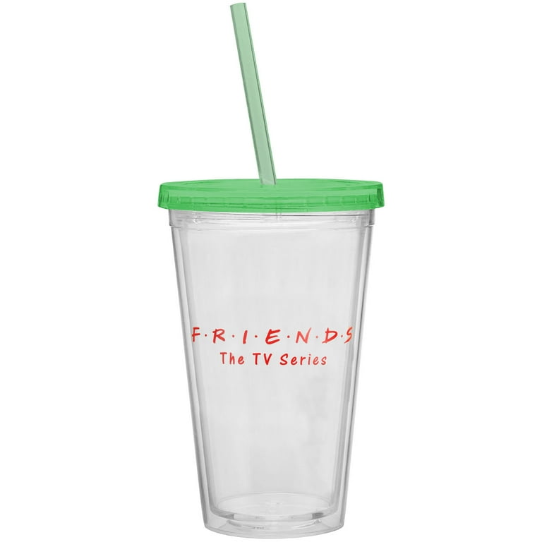 Friends “How You Doin” 32 oz Travel Tumbler With Lid And Straw