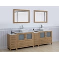 thumbnail image 5 of Vanity Art 96" Double Sink Freestanding Bathroom Vanity Set with Engineered Marble Top and Mirror, 5 of 9