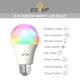 thumbnail image 5 of AC100-240V 9W Smart Wi-Fi LED Lámpara de bombilla Aplicación para teléfono inteligente y TFixol Bulbo, 5 of 7