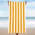 thumbnail image 7 of Stripe Beach Towel - Microfiber Beach Towel Sand Free Quick Dry Swim Pool Towel - 40x70inch Lightweight Travel Bath Towel, Camping, 7 of 7