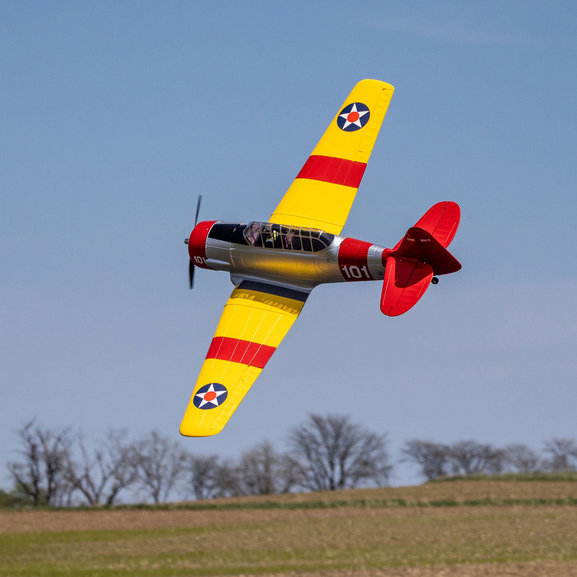 E-flite SNJ-5/AT-6 Texan 1.5m BNF Basic EFL08750 RC Warbird Airplanes