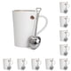 thumbnail image 1 of Toystoory Tea Infuser Stainless Steel Mesh Reusable with Shaped Loose Filter Herbal Spice Mug Leaves Brewing Handle Drip Strainer PC 1 10piezas Toystoory CBP018275, 1 of 4
