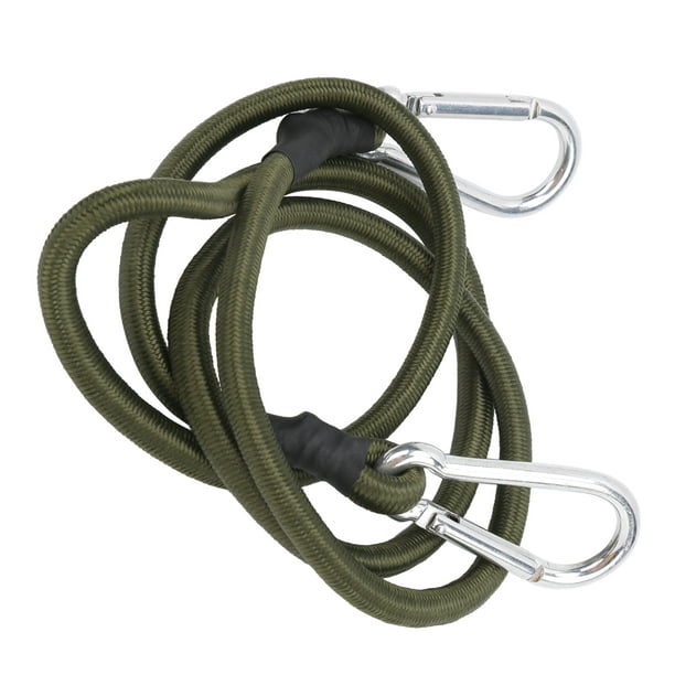 Bungee Cord with Carabiner Hook, Elastic Rope with Hooks on Both
