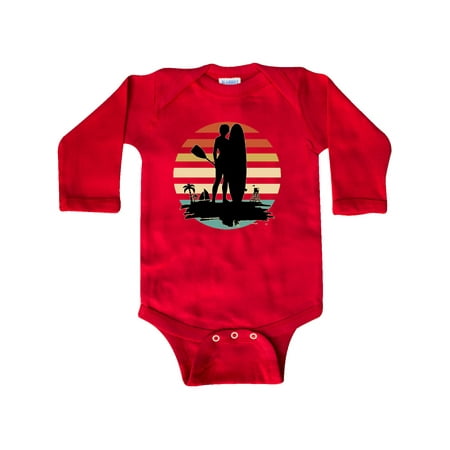 

Inktastic Stand Up Paddle Boarding Silhouette Gift Baby Boy or Baby Girl Long Sleeve Bodysuit