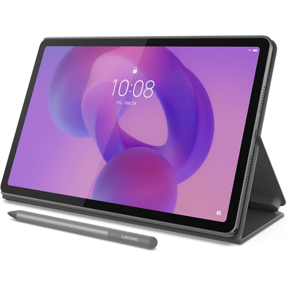 Lenovo Idea Tab - College Tablet - 11 2.5K IPS Touchscreen Display - 90Hz - MediaTek Dimensity 6300-4 GB Memory - 128 GB Storage - Integrated Arm Mali-G57 MC2 - Tab Pen and Folio Case