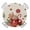 Beige Dark Red Forest Green, variant on Purple Dragonfly Round Tablecloth for 36-44 Inch Tables,Fitted Table Cover with Elastic Edge,Colorful Flowers Watercolor Chic Floral Plant Waterproof Outdoor Table Cloth Protector for Patio Dinner