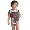 thumbnail image 3 of Daiia Traditional Scandinavian Dwarf Printed Unisex-Baby Short Sleeve Onesies Bodysuits Baby Climbing Clothes Soft and Comfortable Romper with Expandable Shoulder Design-6 Months, 3 of 8