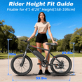 thumbnail image 4 of Electric Bike for Adults, 20" E Bike with 3-Speed, 750W Peak Adult Electric Bicycles for Womens & Man Commute, up 30 Miles Removable Battery Ebike, Max 19MPH, 4 of 10