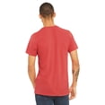 thumbnail image 2 of Bella  Canvas Unisex Crew Neck Triblend Short Sleeve Tee, L, Red Triblend, 2 of 3
