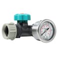 thumbnail image 1 of Adjustable Water Pressure Regulator with Gauge, Water Pressure Reducer Pressure Reducer for Garden Greenhouse Irrigation, High Precision Water Limiting Valve, 1 of 5