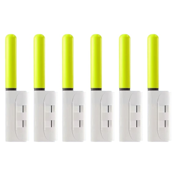 6Pcs Fishing Rod Tip Glow Stick LED Light Clip on Rod Tip Glow Stick
