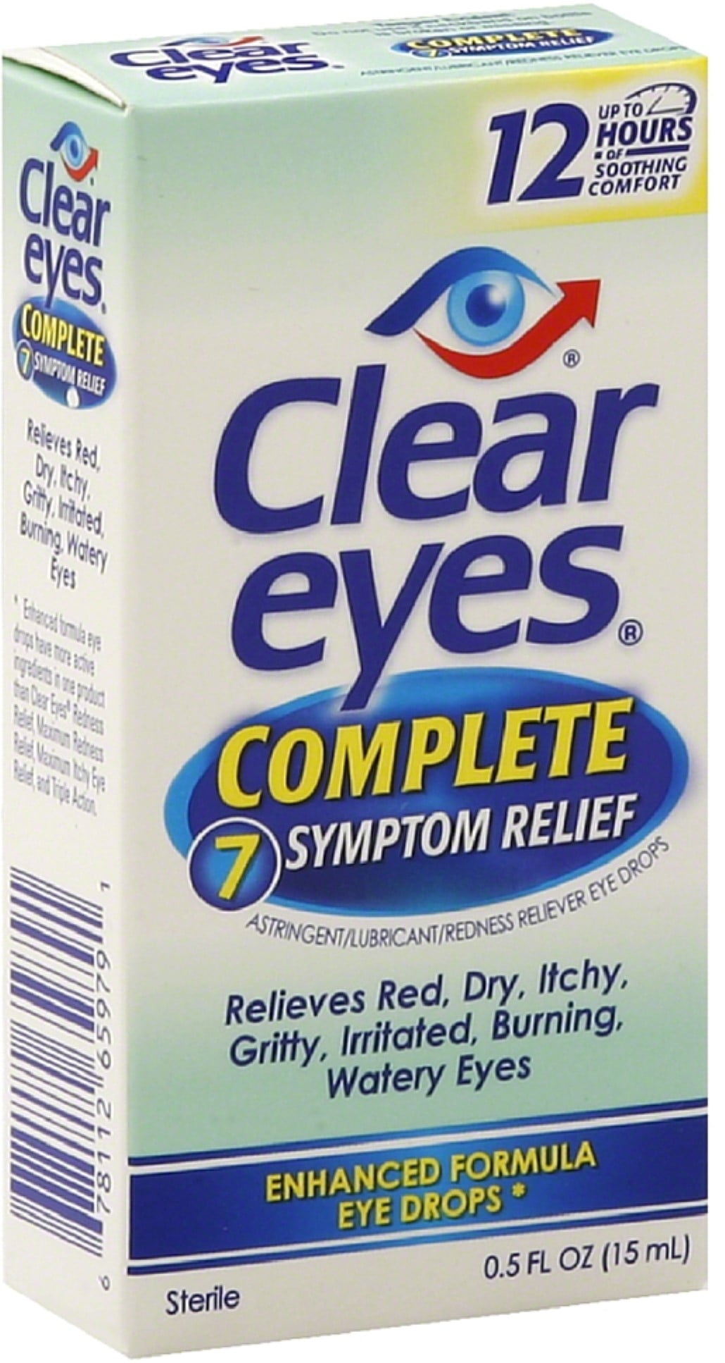Clear Eyes Complete 7 Symptom Relief Eye Drops 0.50 oz
