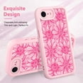 thumbnail image 3 of Funda de teléfono MZELQ para iPhone 16E de silicona, color rosa girasol, 3 of 6