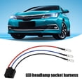 thumbnail image 4 of Cable conector hembra del arnés de cableado del enchufe de la lámpara del faro LED del coche para H4 Tmvgtek Accesorios para autos y motos, 4 of 5
