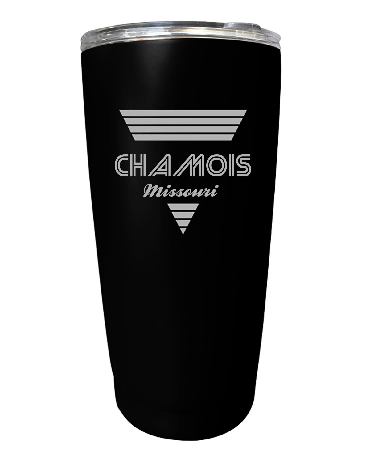 Chamois Missouri Souvenir 16 oz Black Stainless Steel Tumbler Retro