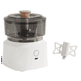 thumbnail image 4 of Mini procesador de alimentos eléctrico de 350 ml con picadora de ajo y carga USB para cebollas, carnes y especias con batidora de alimentos blanca, 4 of 8