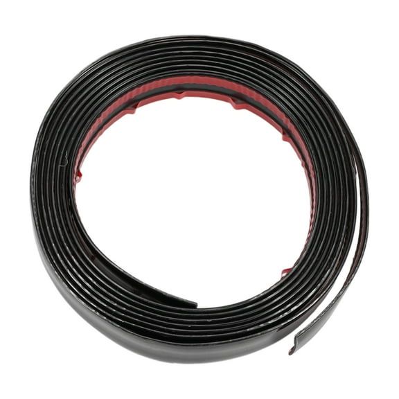 Unique Bargains 1" 25mm Width 10Ft 300cm Length Window Trim Strip Kit Black