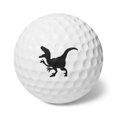 thumbnail image 2 of Dinosaur TRex T-Rex Silhouette 3-Pack Printed Golf Balls, 2 of 5