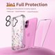 thumbnail image 5 of Funda de teléfono ilnehc para iPhone 16 6.1 con protector de pantalla y lente, 5 of 6